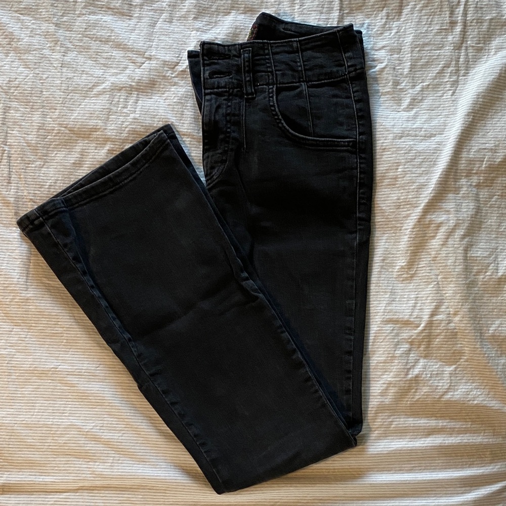 Lee Women's Black Flare Jeans